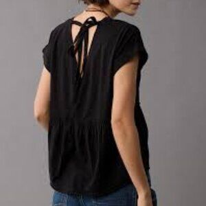 American Eagle Oversized Tie Back Top